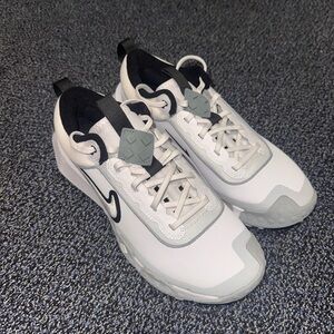 Nike White and Black Turf Shoes
